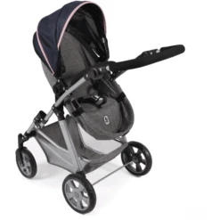 BAYER CHIC 2000 Kombi Poppenwagen NELE Gemêleerd Marine Grijs 9 BAYER CHIC 2000 Kombi Poppenwagen NELE Gemêleerd Marine Grijs -Goedkope Babyproducten bayer chic 2000 kombi poppenwagen nele gemeleerd marine grijs a320886 4