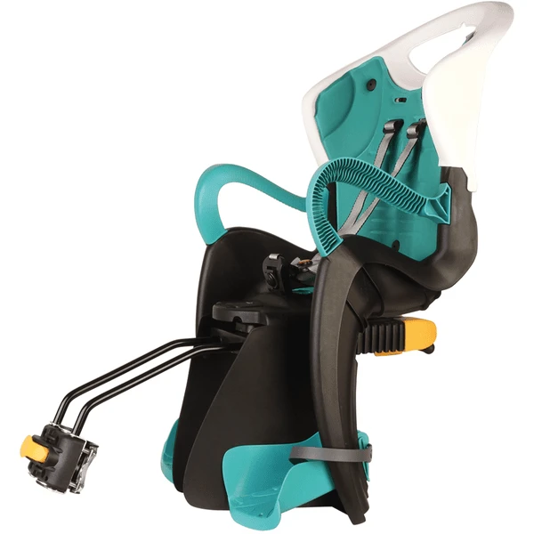 BELLELLI Fietsstoeltje Tiger Reclining B-Fix Frame Mount White / Turquoise 1 BELLELLI Fietsstoeltje Tiger Reclining B-Fix Frame Mount White / Turquoise