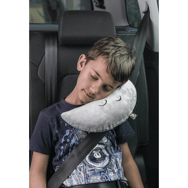 BENBAT Reiskussen Mooni Voor Bevestiging Aan Veiligheidsgordel/hoofdsteun Grijs 4 BENBAT Reiskussen Mooni Voor Bevestiging Aan Veiligheidsgordel/hoofdsteun Grijs - Afbeelding 4