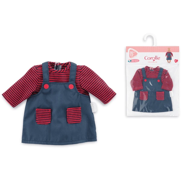 Corolle ® Mon Petit Poupon - Jurk, Gestreept 30 Cm 4 Corolle ® Mon Petit Poupon - Jurk, Gestreept 30 Cm - Afbeelding 4