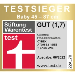 Cybex SILVER Autostoel Aton B2 I-Size Steel Grey Incl. Cybex GOLD Basisstation Base One -Goedkope Babyproducten cybex silver autostoel aton b2 i size steel grey incl cybex gold basisstation base one a354676 2