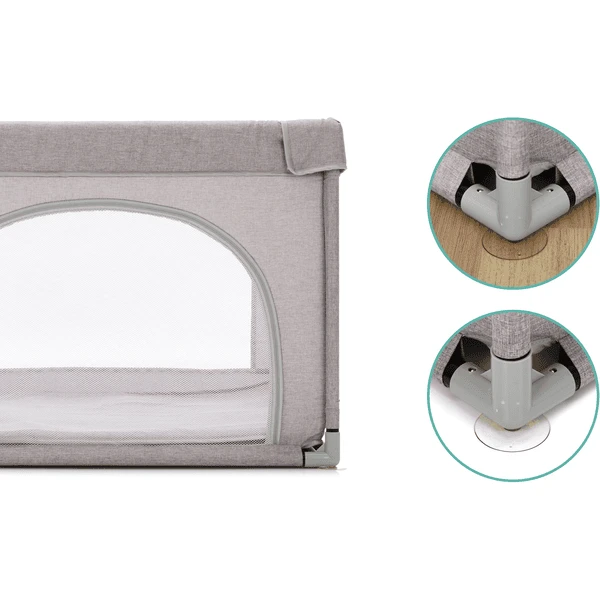 Fillikid Playpen Mia Melange Grijs 5 Fillikid Playpen Mia Melange Grijs - Afbeelding 5