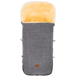 FILLIKID Voetenzak Lamsvacht Makalu Melange Lichtgrijs