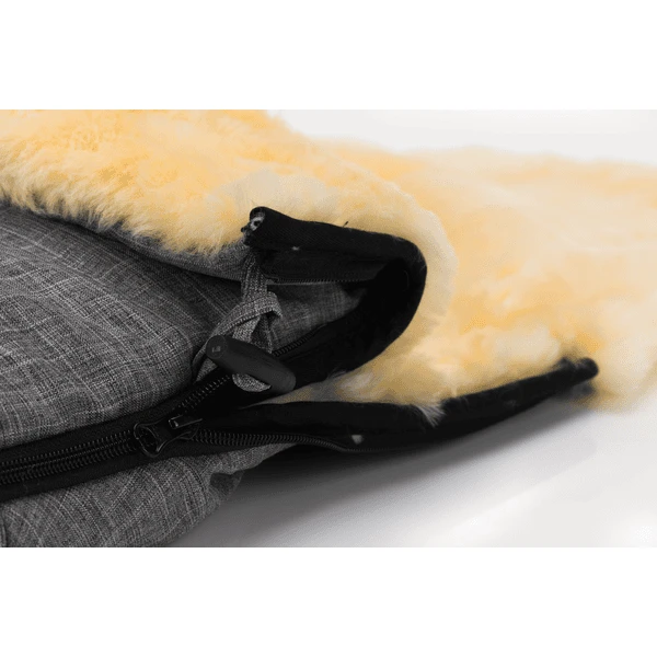 FILLIKID Voetenzak Lamsvacht Makalu Melange Lichtgrijs 5 FILLIKID Voetenzak Lamsvacht Makalu Melange Lichtgrijs - Afbeelding 5