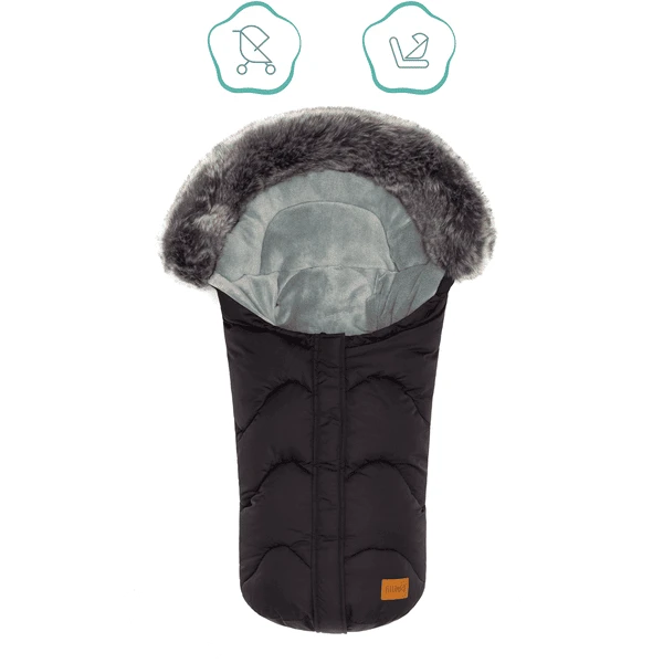 Fillikid Winter Voetenzak Lhotse Voor Autostoel Zwart 2 Fillikid Winter Voetenzak Lhotse Voor Autostoel Zwart - Afbeelding 2