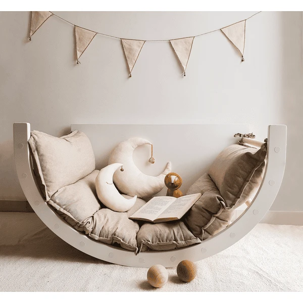 Fitwood LUOTO Klimboog, Wit - Berk 3 Fitwood LUOTO Klimboog, Wit - Berk - Afbeelding 3