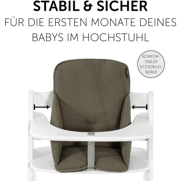 Hauck Kinderstoelkussen Alpha Cosy Select Waffle Piqué Olive 3 Hauck Kinderstoelkussen Alpha Cosy Select Waffle Piqué Olive - Afbeelding 3