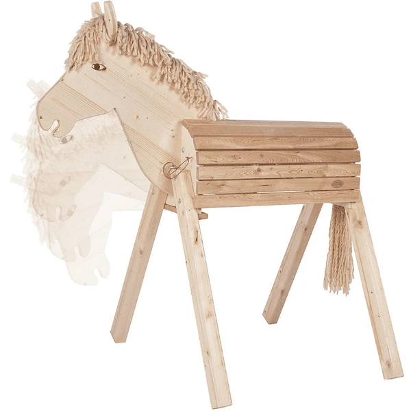 Helga Kreft Tuinpaardenset Tamme, Blauw 2 Helga Kreft Tuinpaardenset Tamme, Blauw - Afbeelding 2