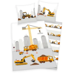 HERDING Beddengoed Bouwplaats 135 X 200 Cm 6 HERDING Beddengoed Bouwplaats 135 X 200 Cm -Goedkope Babyproducten herding beddengoed bouwplaats 135 x 200 cm a360539 2