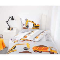 HERDING Beddengoed Bouwplaats 135 X 200 Cm 7 HERDING Beddengoed Bouwplaats 135 X 200 Cm -Goedkope Babyproducten herding beddengoed bouwplaats 135 x 200 cm a360539 3