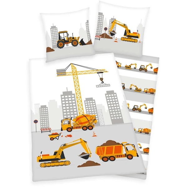 HERDING Beddengoed Bouwplaats 135 X 200 Cm 1 HERDING Beddengoed Bouwplaats 135 X 200 Cm