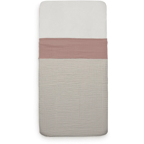 Jollein Wieglaken 75x100 Cm - Gerimpeld - Rozenhout 1 Jollein Wieglaken 75x100 Cm - Gerimpeld - Rozenhout