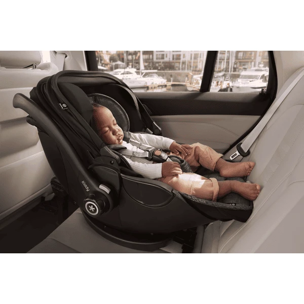 Kiddy Baby Autostoel Evoluna I-Size 2 Met Base Station Isofix Base 2 Indigo Blue Melange Icy Grey 2 Kiddy Baby Autostoel Evoluna I-Size 2 Met Base Station Isofix Base 2 Indigo Blue Melange Icy Grey - Afbeelding 2