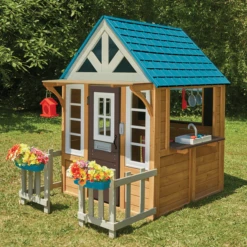 Kidkraft ® Playhouse Bungalow Aan Het Meer -Goedkope Babyproducten kidkraft playhouse bungalow aan het meer a415300 4