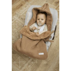 MEYCO Voetenzak Mini Knots Toffee 40x82 Cm -Goedkope Babyproducten meyco voetenzak mini knots toffee 40x82 cm a388925 3