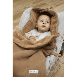 MEYCO Voetenzak Mini Knots Toffee 40x82 Cm -Goedkope Babyproducten meyco voetenzak mini knots toffee 40x82 cm a388925 4