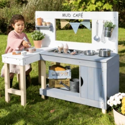 MUDDY BUDDY Speelkeuken Voor Buiten "Mud Café" Wit-wolkgrijs 7 MUDDY BUDDY Speelkeuken Voor Buiten "Mud Café" Wit-wolkgrijs -Goedkope Babyproducten muddy buddy speelkeuken voor buiten mud cafe wit wolkgrijs a412715 2