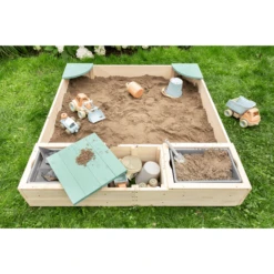 MUDDY BUDDY Zandbak "Beach Rebel" Naturel Saliegroen 9 MUDDY BUDDY Zandbak "Beach Rebel" Naturel Saliegroen -Goedkope Babyproducten muddy buddy zandbak beach rebel naturel saliegroen a412352 4