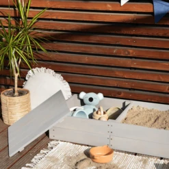 MUDDY BUDDY Zandbak "Space Saver" Warm Grijs 9 MUDDY BUDDY Zandbak "Space Saver" Warm Grijs -Goedkope Babyproducten muddy buddy zandbak space saver warm grijs a412568 4