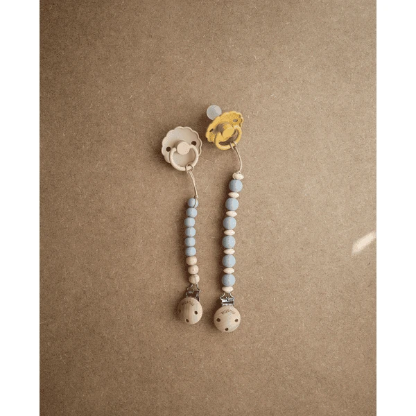 Mushie Dummy Ketting Halo, Wolk 3 Mushie Dummy Ketting Halo, Wolk - Afbeelding 3