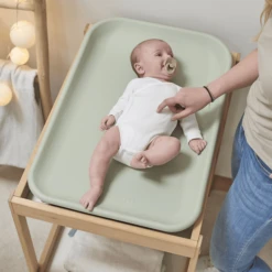 Nattou Siliconen Aankleedkussen Groen PU Schuim -Goedkope Babyproducten nattou siliconen aankleedkussen groen pu schuim a367384 3