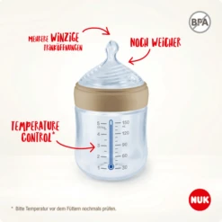 NUK Babyfles Voor Nature 150ml, Bruin -Goedkope Babyproducten nuk babyfles voor nature 150ml bruin a375610 2