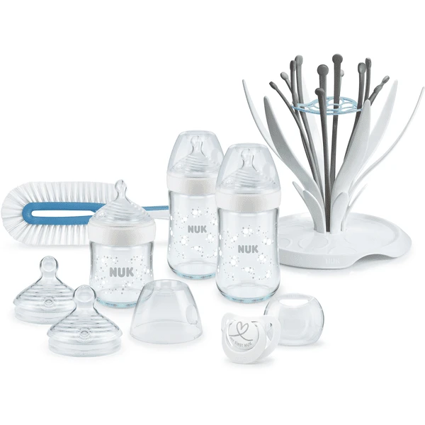 NUK Starter Set Glazen Flessen Premium 1 NUK Starter Set Glazen Flessen Premium