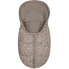 Odenwälder Voetenzak BabyNest Fashion Leaves Zoete Chocolade Biologisch Cotton