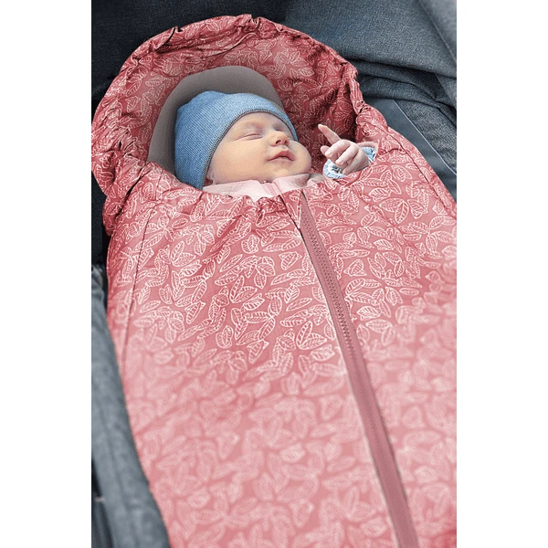 Odenwälder Voetenzak Coolmax White Leaves Mosterd 2 Odenwälder Voetenzak Coolmax White Leaves Mosterd - Afbeelding 2