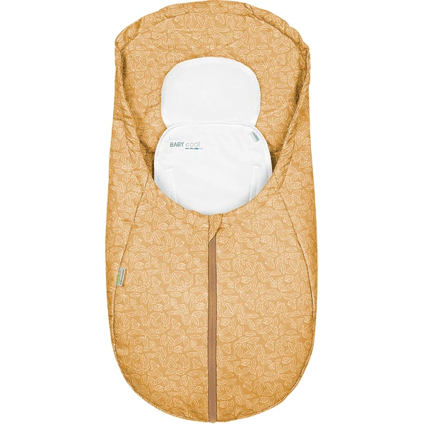 Odenwälder Voetenzak Coolmax White Leaves Mosterd 1 Odenwälder Voetenzak Coolmax White Leaves Mosterd