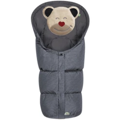 Odenwälder Voetenzak Mucki Fashion Modern Blizzard Grafiet