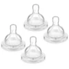 Philips Avent Anti-Colic Classic+ Speen Voor Fles SCF634/27, Fast Food Flow Vanaf De 6e Maand, 2 X 2 Stuks