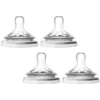 Philips Avent Natural - Speen Voor Fles SCF046/27, Viskeuze Voeding, Vanaf 6 Maanden, 2 X 2 Stuks