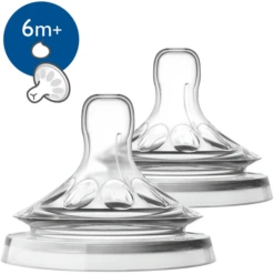 Philips Avent Natural - Speen Voor Fles SCF046/27, Viskeuze Voeding, Vanaf 6 Maanden, 2 X 2 Stuks -Goedkope Babyproducten philips avent natural speen voor fles scf046 27 viskeuze voeding vanaf 6 maanden 2 x 2 stuks a295864 4