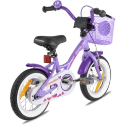 PROMETHEUS BICYCLES ® Kinderfiets 12" Vanaf 3 Jaar Met Zijwieltjes In Paars & Wit -Goedkope Babyproducten prometheus bicycles kinderfiets 12 vanaf 3 jaar met zijwieltjes in paars amp wit a311929 3