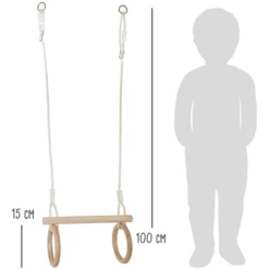 Small Foot ® Trapeze Met Houten Turnringen 8 Small Foot ® Trapeze Met Houten Turnringen -Goedkope Babyproducten small foot trapeze met houten turnringen a329321 3