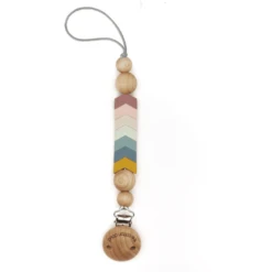 The Cotton Cloud Siliconen Dummy Ketting Little Chevron Candy