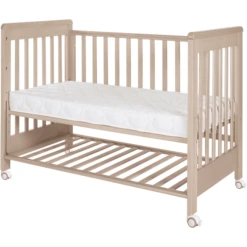 Treppy® Co-sleeper Dreamy Plus 2 Natuur Onbehandeld 60 X 120 Cm