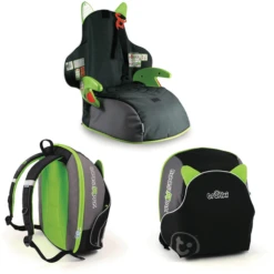 Trunki BoostApak Zwart Met Groen